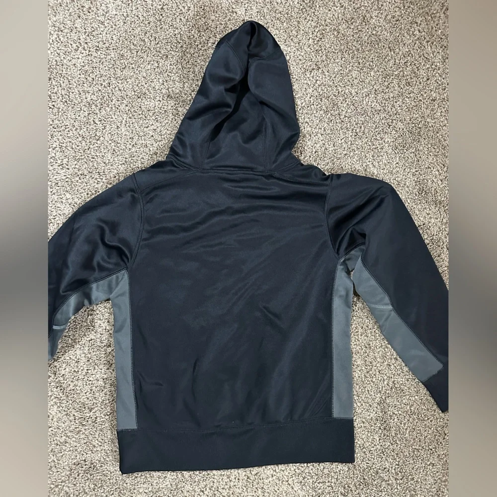 Kids Nike Black and Gray Hoodie